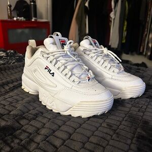 Fila White Athletic Sneakers